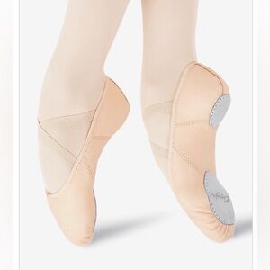 Capezio Leather Split-Sole Juliet Ballet Flat Shoe | Dance Size 6.5 Wide | NWOT